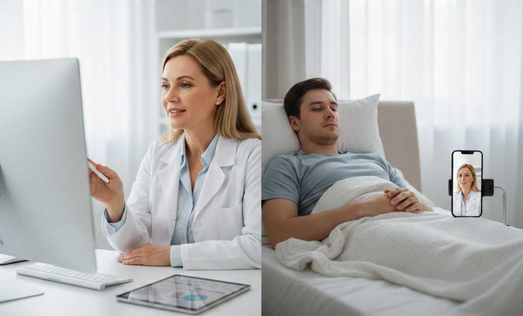 Certificato di malattia con televisita - Sick leave certificate via telemedicine