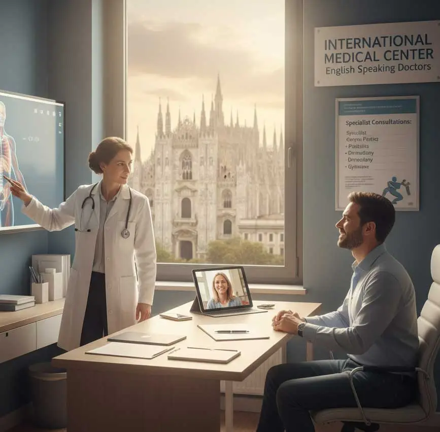 English speaking doctor in Milan