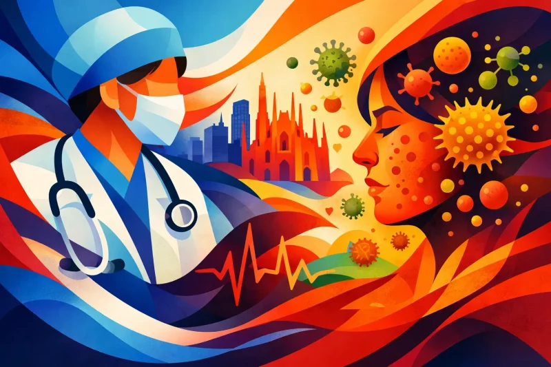 English Doctor for Allergic Reaction Milan Urgent